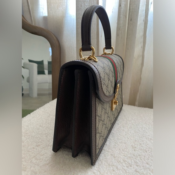 Gucci OPHIDIA GG Medium TOP HANDLE BAG - Picture 4 of 7